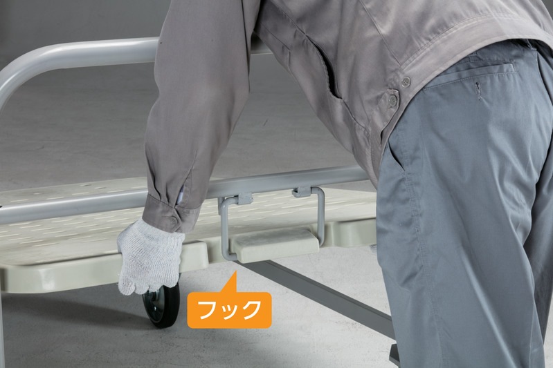 三甲 TLネス台車1509 Aグレー 耐荷重1000kg 特殊超強化PP