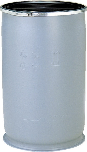 三甲 プラスチックドラムオープン PDO 110L-1 グレー 5.2kg 容量110L