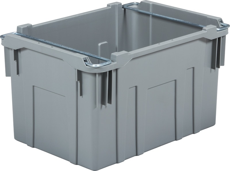 三甲 サンバケット#110NC(ハンドル付) ライトグレー 容量109L ハンドル