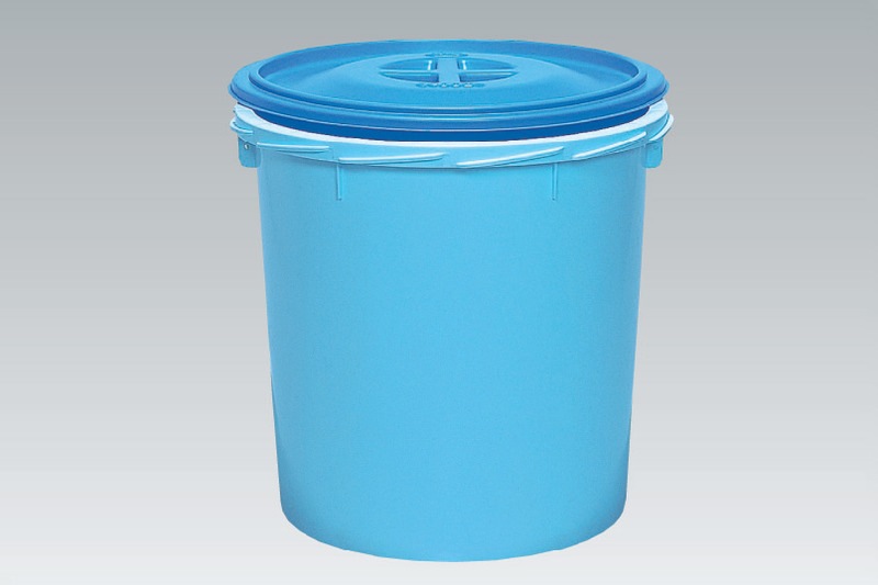 プラスチック樽200ℓ 三甲 サンコータル#200フタ ブルー 材質PE｜物流資材販売サイト【物流
