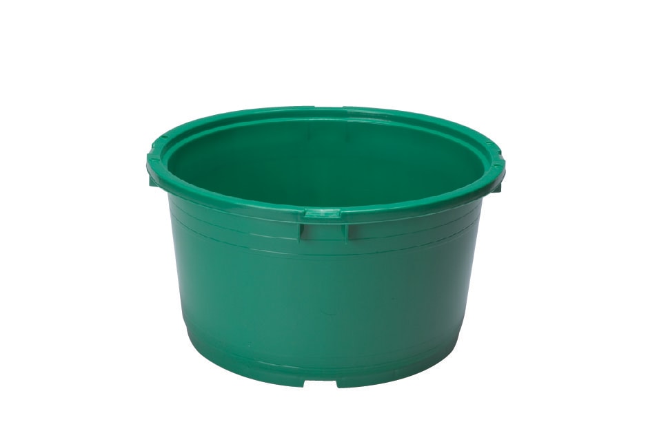 DICプラスチック 農園芸用 平樽20H グリーン【20個セット】