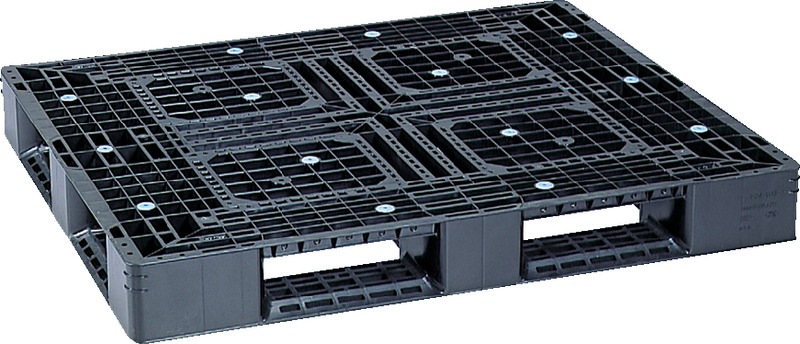 三甲 パレットD4-1113-3 再生ブラック 重量13.1kg リサイクルPP ハンド 三甲 パレットD4-1113-3 再生ブラック 重量13.1kg リサイクルPP ハンド