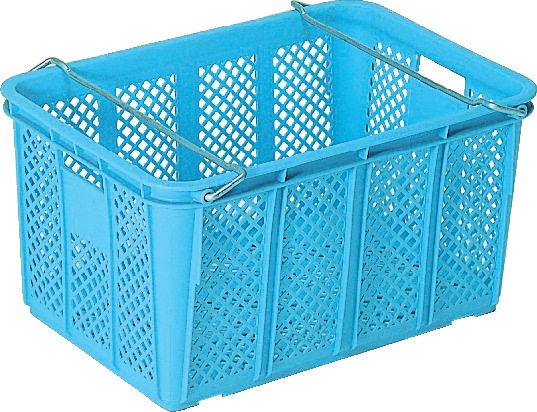 三甲 サンテナーA#80 カラー2色 容量75.2L メッシュ網目カゴ 農産物