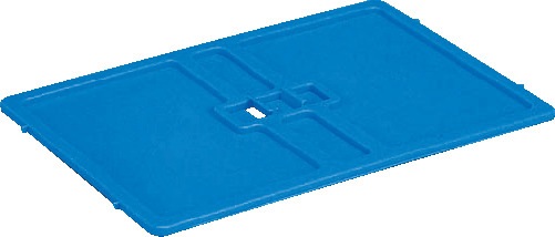 三甲 折りたたみコンテナ オリコン30、40、50中フタ ブルー