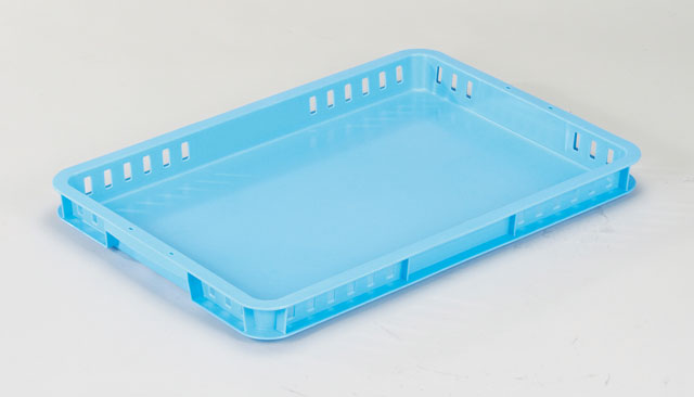 岐阜プラスチック工業 DFコンテナ DF-9 ブルー 容量9.5L 側面格子網目