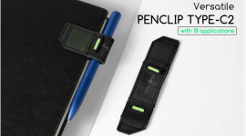 RONTHEA Penclip Type-C2 ネオジム磁石＆高耐久性のハイテク素材採用 クラファンで大ヒットしたパチッとスマートにペンを固定して使える「クールガジェット」