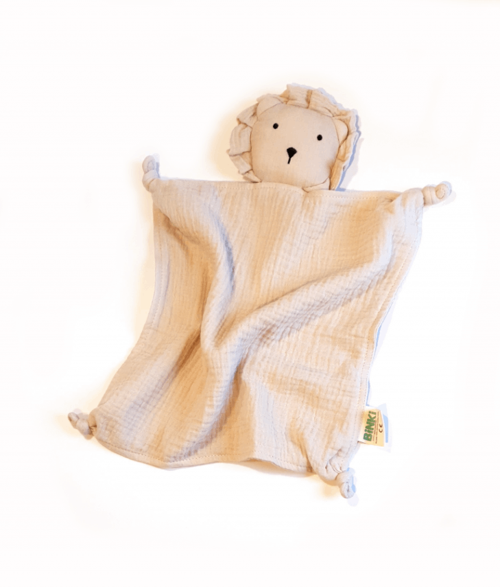 Cuddle Toy ブランケット ライオン ベージュ ベビーブランケット 安心毛布 安心 GOTS認定オーガニックコットン