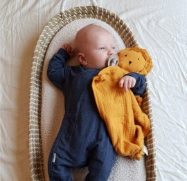 Cuddle Toy ブランケット ライオン オーカー ベビーブランケット 安心毛布 安心 GOTS認定オーガニックコットン