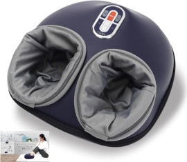 ALINCO(アルインコ) フットインマッサージャー 足裏マッサージ器 ヒーター機能搭載 エアー強度2段階式 ネイビー MCR4519N|美容・健康家電|家電