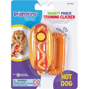 （まとめ）ブライトキンズ カチッとごほうびクリッカー ホットドッグ （犬用玩具） 【×2セット】(卸商品)