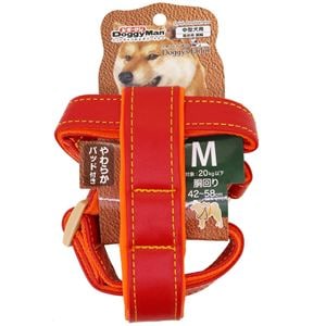  Doggy's Tailor ドッグハーネス M レザースタイル レッド （犬用品／ハーネス）NK005