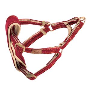 （まとめ） Doggy's Tailor ドッグハーネス SS スエードスタイル レッド 【×2セット】 （犬用品／ハーネス）NK005