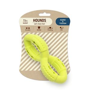 （まとめ）ハウンズ ツイスト イエロー【×3セット】 (犬用玩具)NK005