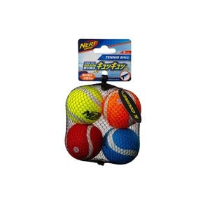 (まとめ)ナーフドッグ テニスボール 2i (4P)【×3セット】 (犬用玩具)(卸商品)