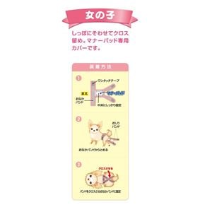 女の子のためのマナーホルダーActive L (犬 衛生用品/シーツ)(卸商品)