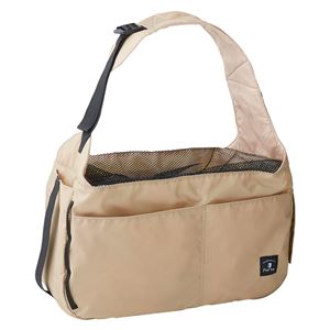 Porta ドッグコンパクトスリングキャリー ベージュ (ペット住関連用品/キャリー/布製)(卸商品)