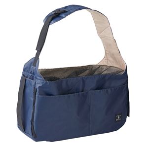 Porta ドッグコンパクトスリングキャリー ネイビー (ペット住関連用品/キャリー/布製)(卸商品)