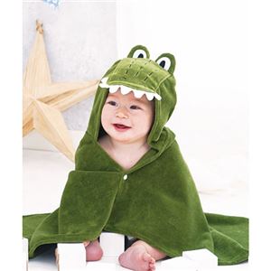 ディーゴ フード付バスタオル アリゲーター 9157-041NK005