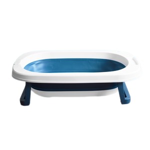 ベビーバス 折りたたみ ソフトタブ コンパクト 軽量 止水栓 排水口 お風呂 ペットバス(卸商品)