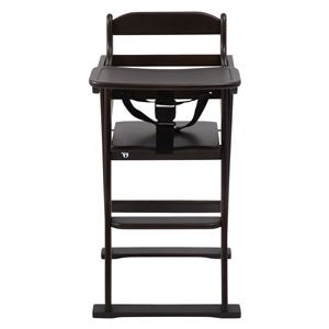 ベビーチェア 子供椅子 幅43×奥行63×高さ83cm ブラウン 木製 折りたたみ収納可 プレゼント ギフト 贈り物(卸商品)