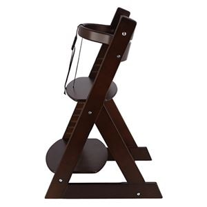 ベビーチェア 子供椅子 幅450×奥行505×高さ78mm ブラウン 落下防止ベルト付 グローアップチェア 組立品 プレゼントNK005