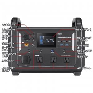 サンワサプライポータブル電源 1152Wh BTL-RDC30 1台NK005