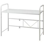 【2個セット】 伸晃 レンジ上ラック・ワイド ホワイト 伸縮タイプ RUW-EX 組立品 (キッチンラック)NK005|卸直送品