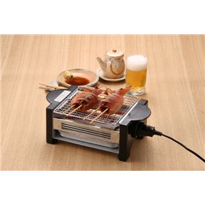 卓上 電気コンロ キッチン家電 約幅27.5×奥行15×高さ10cm やきやき道場 キッチン 台所 焼き肉 焼肉 焼き鳥(卸商品)