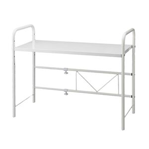 伸縮 キッチン収納/キッチンラック 【ワイド ホワイト】 幅55～85cm 耐荷重10kg 棚板1枚 『伸晃』 〔台所用品〕NK005