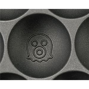 電気 たこ焼き器/調理家電 【310×235×85mm】 日本製 温度調節機能付き アルミ 『ツーツーにこにこたこやきちゃん早焼き』(卸商品)