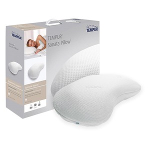 【TEMPUR テンピュール】 低反発枕/まくら 【やわらかめ 低め Sサイズ】 DJホワイト 正規品 3年保証付き 『ソナタピロー』NK005