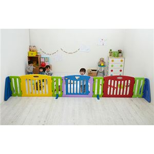 日本育児キッズパーテーション カラフル 5010103001 1台NK005