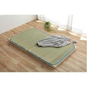 い草 シーツ 子供用 ベビー用 約70×120cm ブルー 星柄 日本製 国産 お昼寝(卸商品)