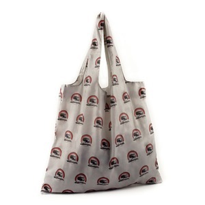 VW Collection T1 BUS エコバック (折りたたみショッピングバッグ) ヴィンテージロゴ/グレー BUSB24(卸商品)