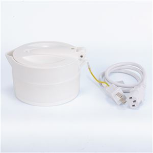 MCO コンパクトに折りたためる電気ケトル MBE-TK04/WH ホワイトNK005