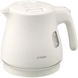 タイガー魔法瓶蒸気レス電気ケトル 0.6L マットホワイト PCV-A060WM 1台NK005