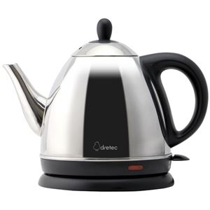 ドリテックステンレスケトル ケララ 0.8L シルバー PO-157SV 1台NK005