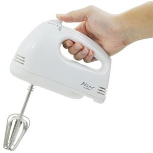 ドリテックハンドミキサー ホワイト HM-711WT 1台NK005
