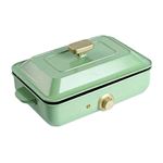 シン三海 ホットプレート A4サイズ グリーン solemood-g107-grNK005|卸直送品