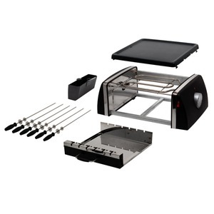 自動回転グリル＆ホットプレート 簡単調理NK005