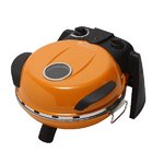 さくさく石窯ピザメーカー/キッチン家電 【オレンジ】 3段階温度調節可 15分タイマー付き FPM-160orNK005|卸直送品