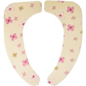 【3個セット】 オカ 貼っぴぃ便座シート 1組入 フラワーNK005