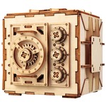 木製ダイヤル式金庫型貯金箱クラフトキットNK005