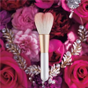 熊野筆 ハートのチークブラシ 1-2-0014NK005