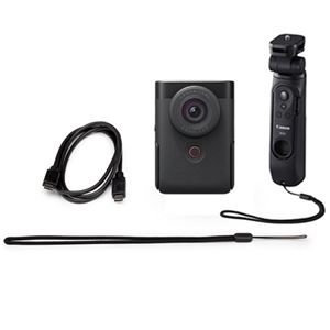 キヤノンコンパクトデジタルカメラ PowerShot V10 BK トライポッドグリップキット ブラック 5947C013 1台NK005