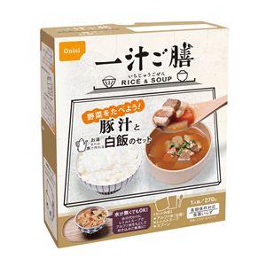尾西 一汁ご膳 豚汁 20個セット 長期保存 非常食 企業備蓄 防災用品(卸商品)
