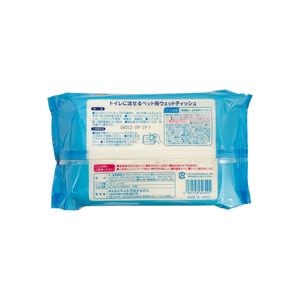 （まとめ） トイレに流せるウェットティシュ 72枚入 【×10セット】 （ペット用品）(卸商品)