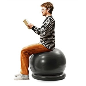 腰にイイス バランスボール 65cm ブラック(卸商品)