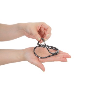 磁気ファッションアンクレット【Lサイズ2個セット】 シックで高級感のあるオシャレな手作りマグネットアンクレット！(卸商品)