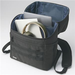 リヒトラブSFJ×LIHIT LAB. スタンドバックパック 14型ワイド対応 アビスブラック A-3209-24 1個NK005